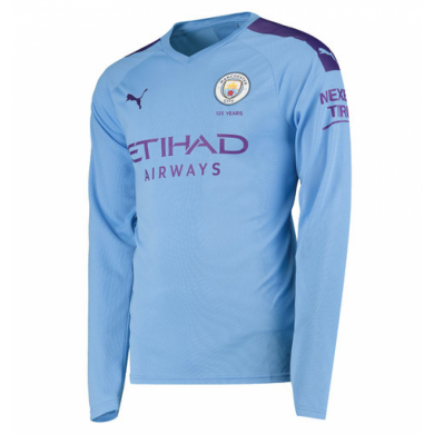 Maillot Manchester City Domicile 2019/2020 Manches Longues