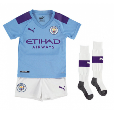 Maillot Domicile Manchester City 2019-20 para Enfant