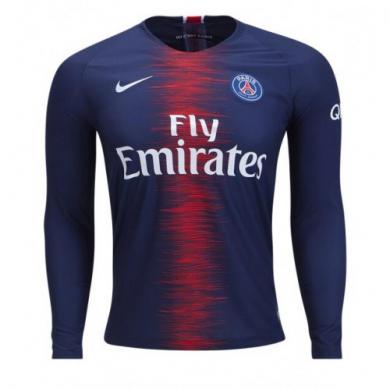 Maillot Domicile Paris Saint-Germain 18-19 Sleeve De Manches Longues