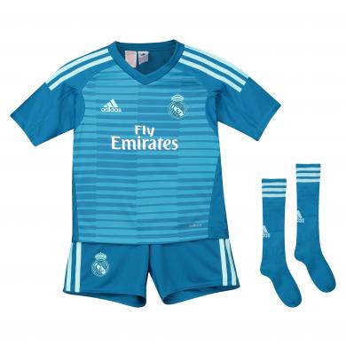 Conjunto mini Extérieur de Gardien Real Madrid 2018-19 Enfant