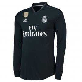 Maillot Extérieur Real Madrid 2018-19 de Manches Longues