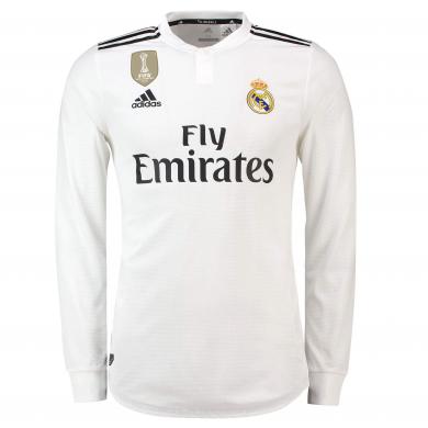 Maillot Domicile Real Madrid 2018-19 de Manches Longues