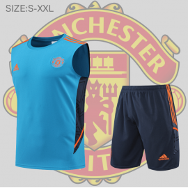 Maillot Sans Manches Manchester United d'entrainement 22/23+ Pantalon