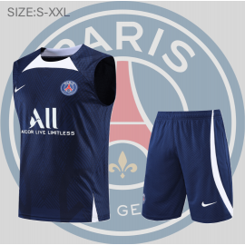 Maillot Sans Manches PSG d'entrainement 22/23 Navy+ Pantalon