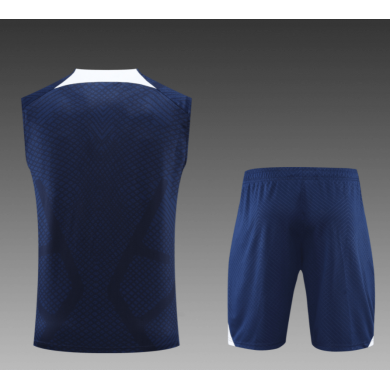 Maillot Sans Manches PSG dentrainement 22/23 Navy+ Pantalon