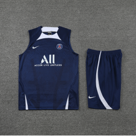 Maillot Sans Manches PSG d'entrainement 22/23 Navy+ Pantalon