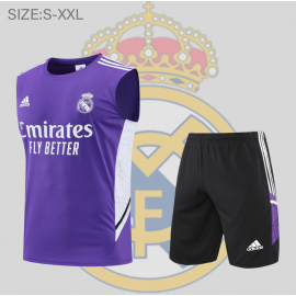 Maillot Sans Manches Real Madrid d'entrainement 22/23+ Pantalon