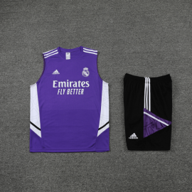 Maillot Sans Manches Real Madrid d'entrainement 22/23+ Pantalon