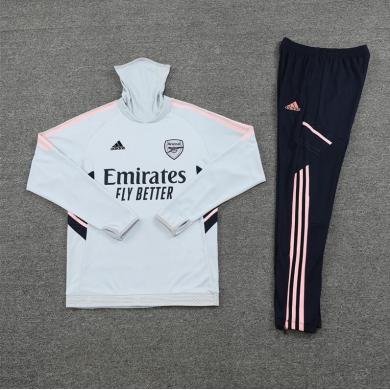 SURVÊTEMENTS Entrenamiento FC Arsenal Gris Claro Cuello alto 22/23 Enfant