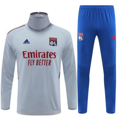 SURVÊTEMENTS Entrenamiento FC Lyon Gris Claro Cuello Alto 22/23