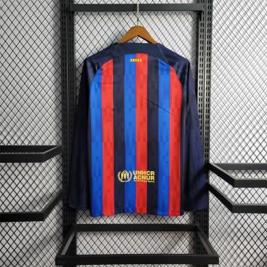 Maillot Domicile FC Barcelona 22/23 Manches Longues