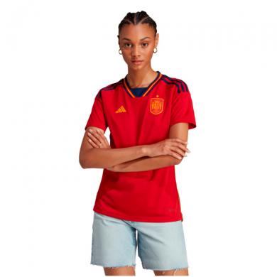 Maillot Espagne Domicile Coupe du monde 2022 Femme