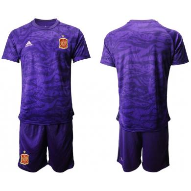 Maillot Espagne Gardien en Púrpura 2020 Edición Copa De Europa