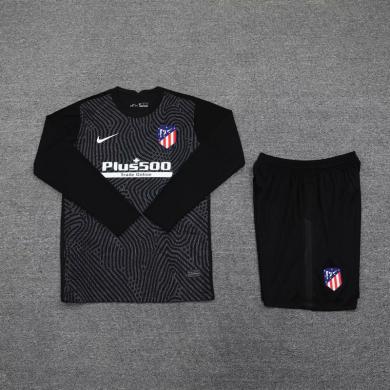 Maillot 20/21 Gardien Atlético Madrid Manches Longues Noir Enfant