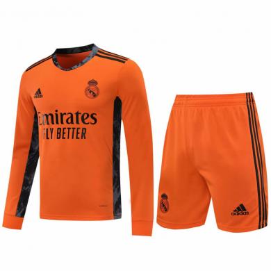 Maillot 20/21 Gardien Naranja Manches Longues Real Madrid