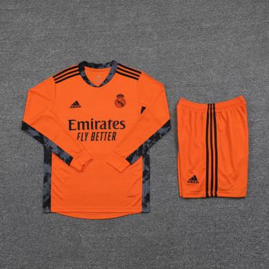 Maillot 20/21 Gardien Naranja Manches Longues Real Madrid