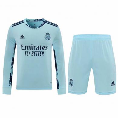 Maillot 20/21 Real Madrid Gardien Manches Longues Celeste