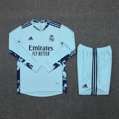 Maillot 20/21 Real Madrid Gardien Manches Longues Celeste