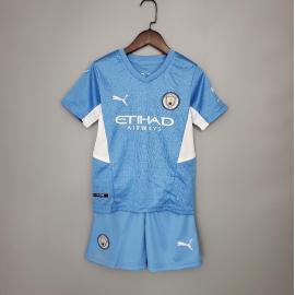 Maillot Manchester City Primera Equipacion 2021/2022 Enfant