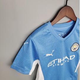 Maillot Manchester City Primera Equipacion 2021/2022 Enfant