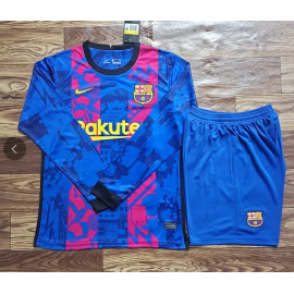 Maillot Barcelona Third 2021-2022 Manches Longues