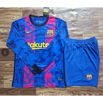 Maillot Barcelona Third 2021-2022 Manches Longues