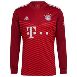 Maillot Fc Bayern Munich Domicile 2021-2022 Manches Longues