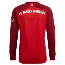 Maillot Fc Bayern Munich Domicile 2021-2022 Manches Longues