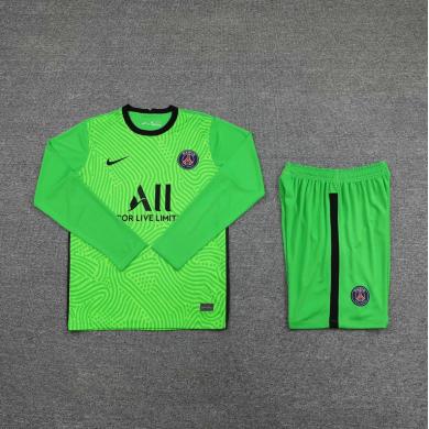 Maillot París Saint-germain Gardien Vert Manches Longues 2021