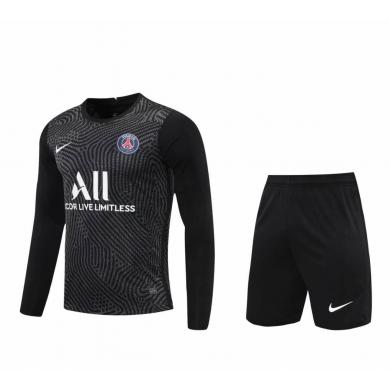 Maillot Gardien París Saint-Germain 21/22 noir Manches Longues