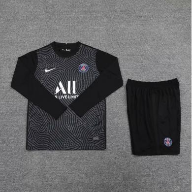 Maillot Gardien París Saint-Germain 21/22 noir Manches Longues