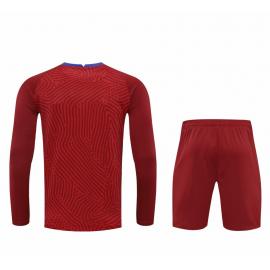 Maillot Gardien París Saint-Germain Roja 2021 Manches Longues