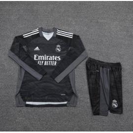 Maillot Real Madrid Gardien 2021/2022 noir Manches Longues