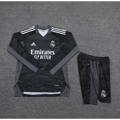 Maillot Real Madrid Gardien 2021/2022 noir Manches Longues