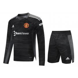 Maillot Fútbol Segunda Manches Longues Gardien Manchester United