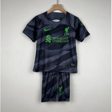 Maillot Liverpool Fc Gardien Noir 23/24 Enfant