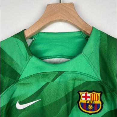 Maillot Gardien Barcelona Vert 23/24 Enfant