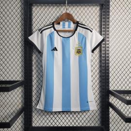 Maillot Argentine Domicile 2022 3 estrellas Femme