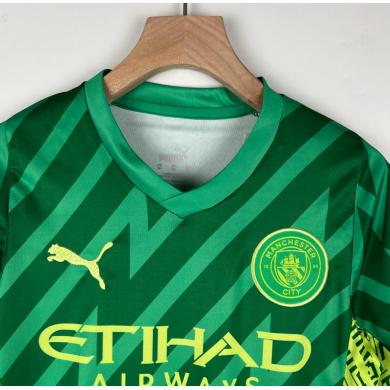 Maillot Manchester City Portera Vert 23/24 Enfant