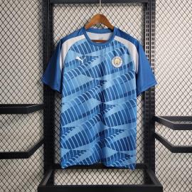 Maillot Manchester City d'entrainement Bleu 23/24