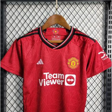 Maillot Manchester United Fc Domicile 23/24 Enfant