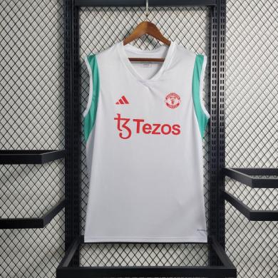 Maillot Sans Manches Manchester United FC dentrainement 23/24