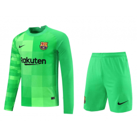 Maillot Fc Barcelona Domicile Gardien 2021-2022 Manches Longues