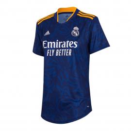 Maillot Real Madrid Femme Extérieur Bleu 21/22