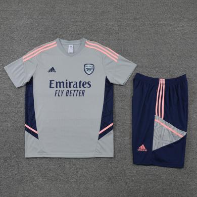 Maillot 22/23 Arsenal Conjunto De Entreno Manga Corta Gris KIT