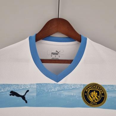 Maillot 22/23 Manchester City Conmemorativa Blanc Bleu