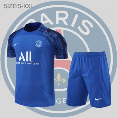 Maillot 22/23 París Saint-Germain Chandal De Entreno Manga Corta Bleu