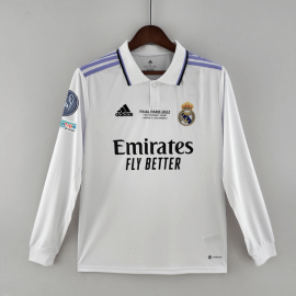 Maillot REAL MADRID Campeones 14 Domicile 22/23 Manches Longues