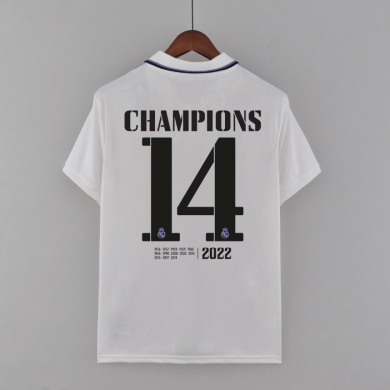 Maillot REAL MADRID Campeones 14 Domicile Blanc 22/23