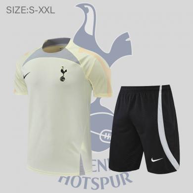 Maillot 22/23 Tottenham Hotspur Entreno Manga Corta Beige